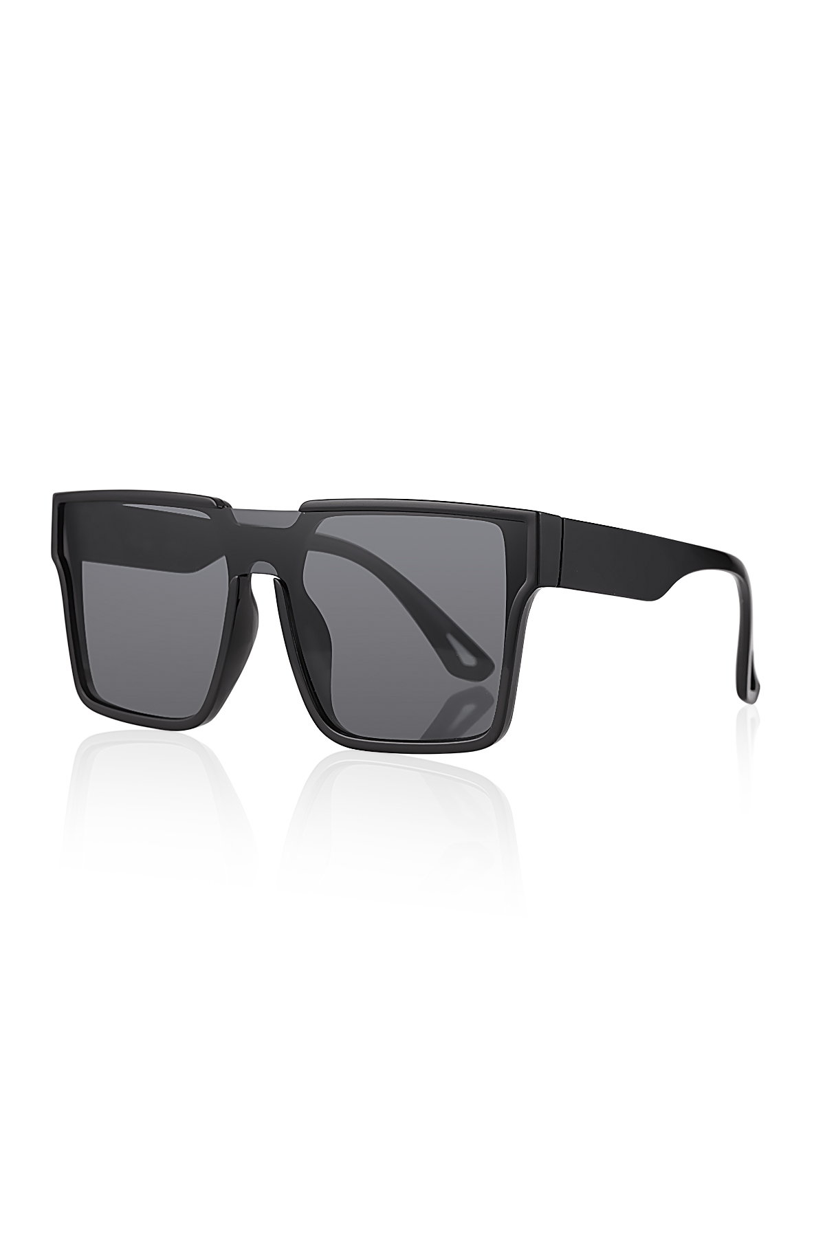 Uv400 Korumalı Unisex Güneş Gözlüğü Siyah Model 1075
