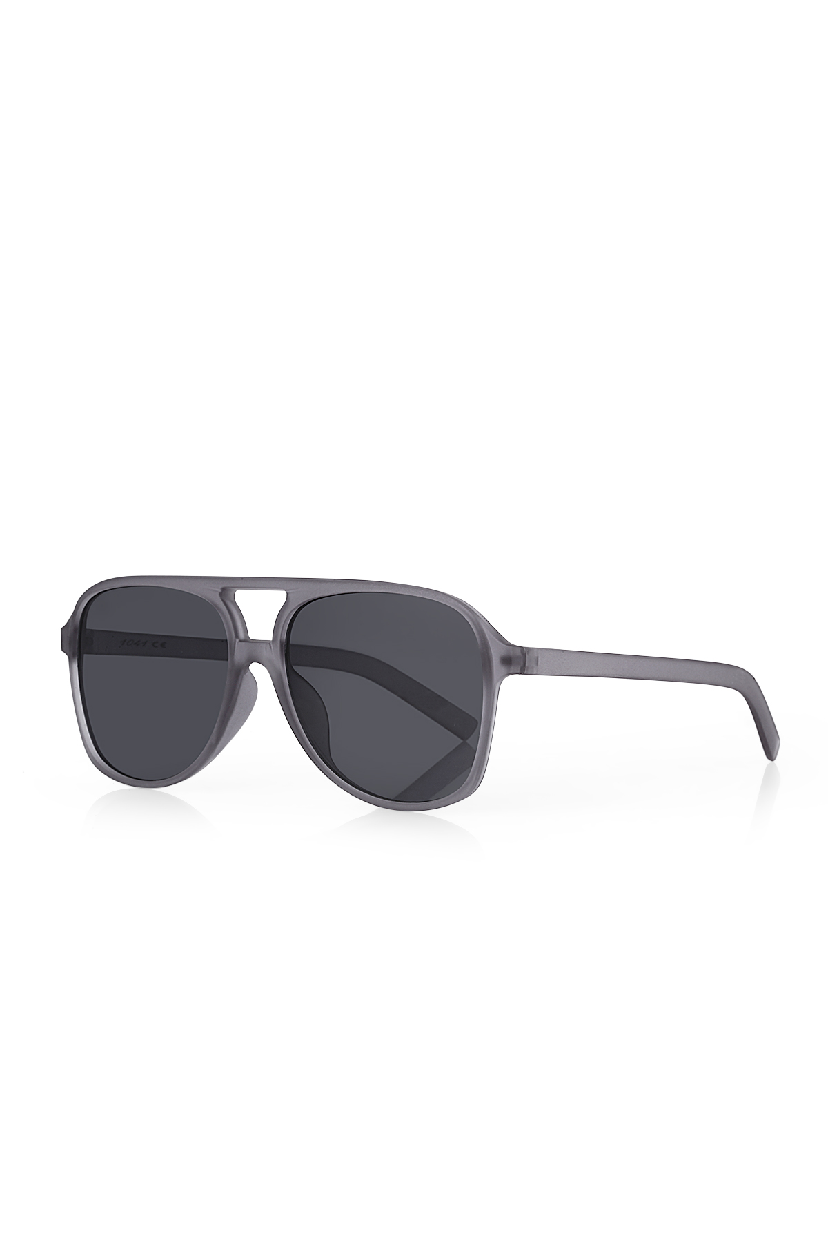 Unisex Retro Güneş Gözlüğü Füme Mat 1041