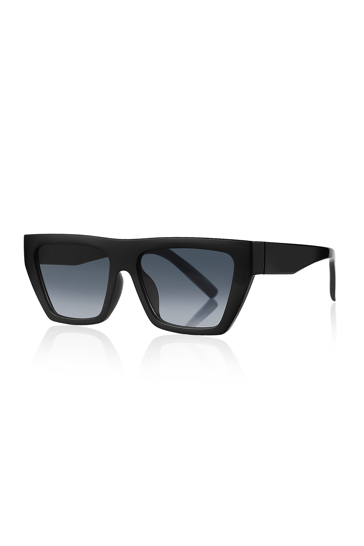 Uv400 Korumalı Unisex Güneş Gözlüğü Siyah Renk Model 1078