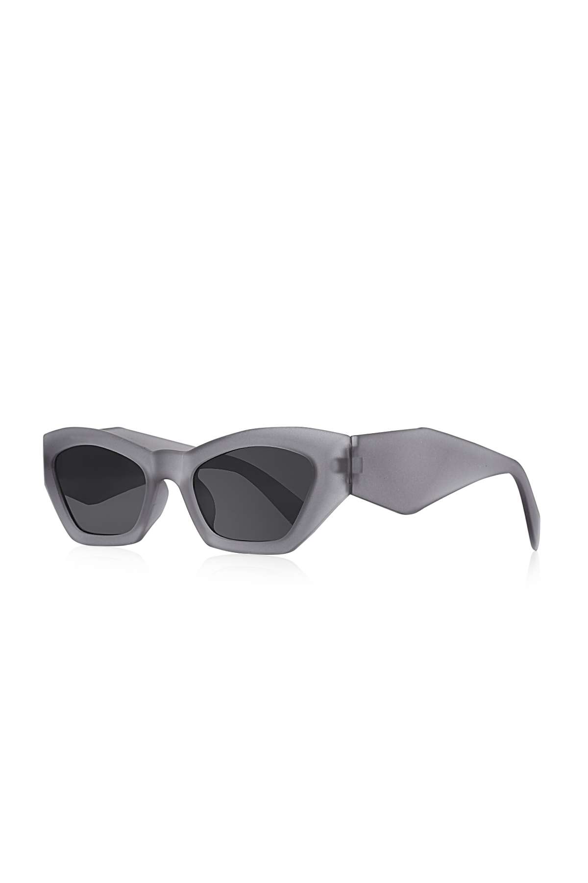 Retro Moda Unisex Güneş Gözlüğü Transparan Füme
