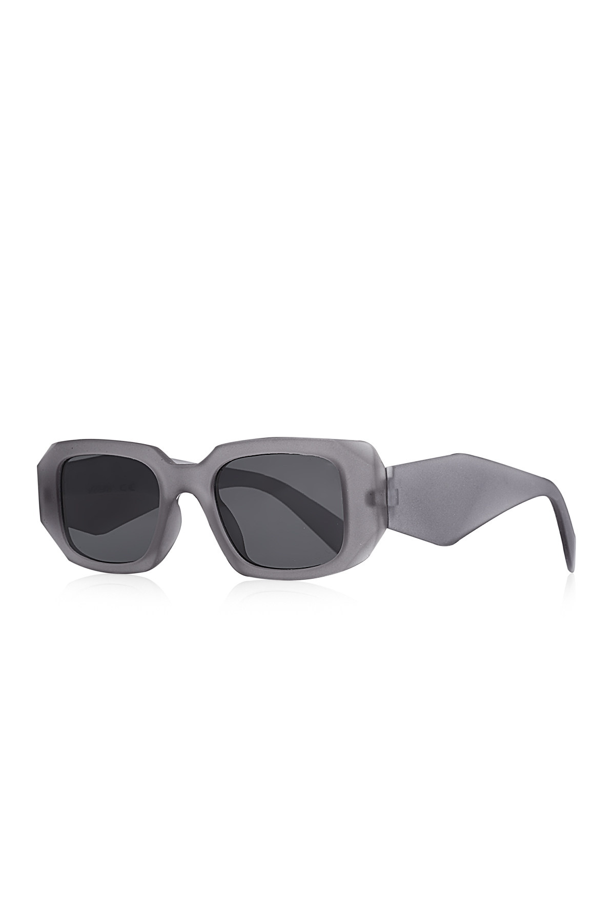 Unisex Güneş Gözlüğü Transparan Füme Mat 1038