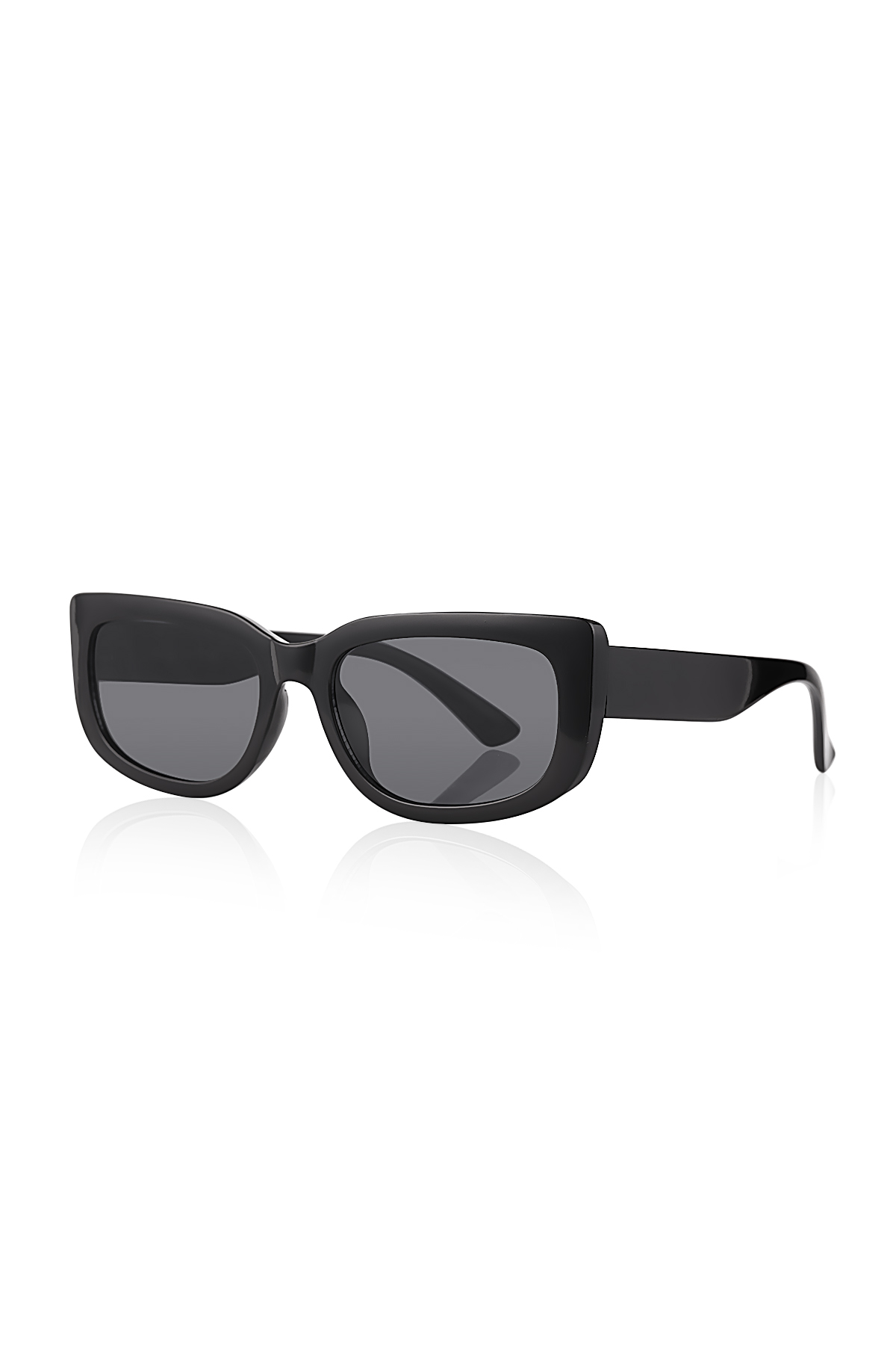 Uv400 Koruyucu Unisex Güneş Gözlüğü Siyah Model 1071