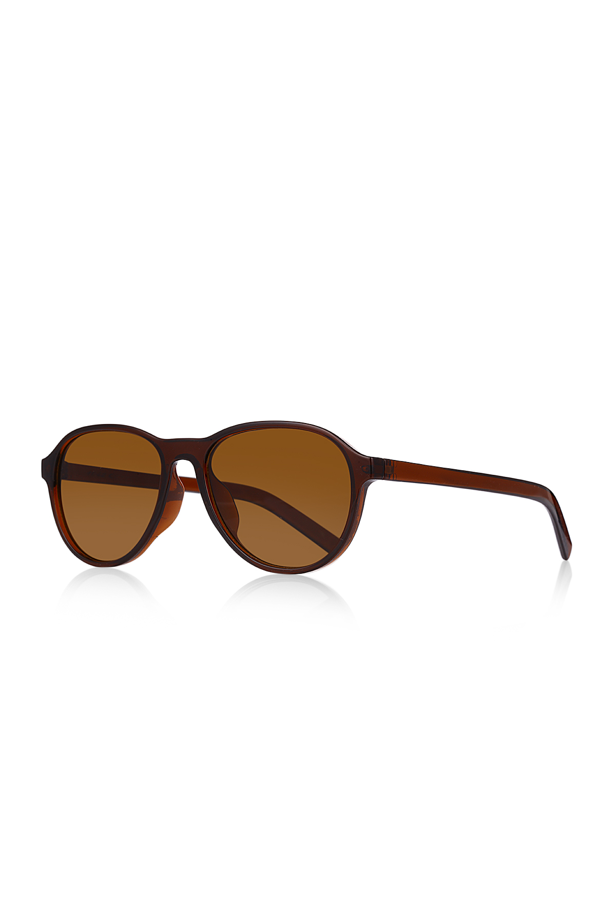 Yeni Trend Popüler Unisex Güneş Gözlüğü Kahverengi 1042